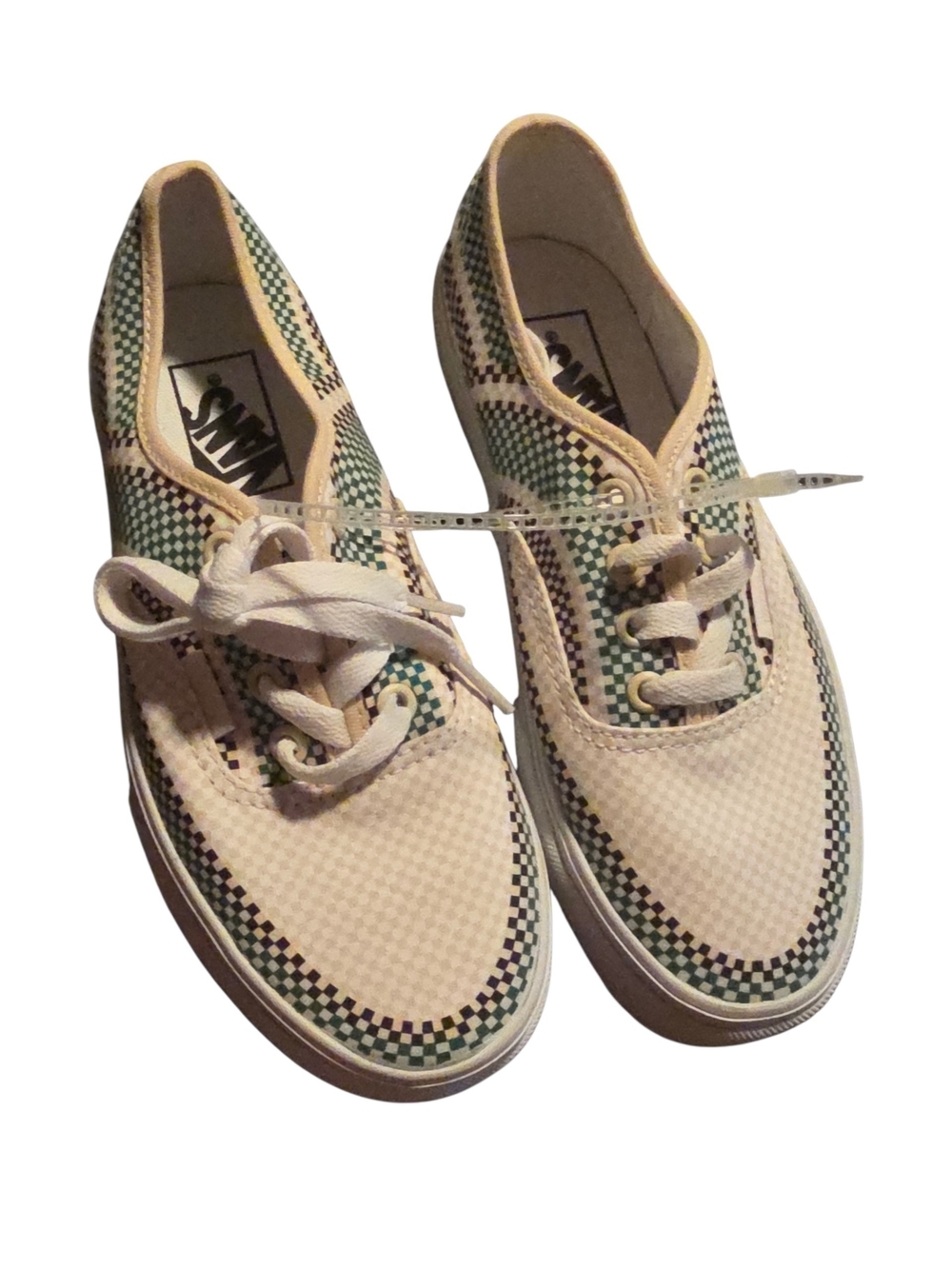 Vans Low Top Checkerboard Sneakers - Mens Size 4.5/Women's 6